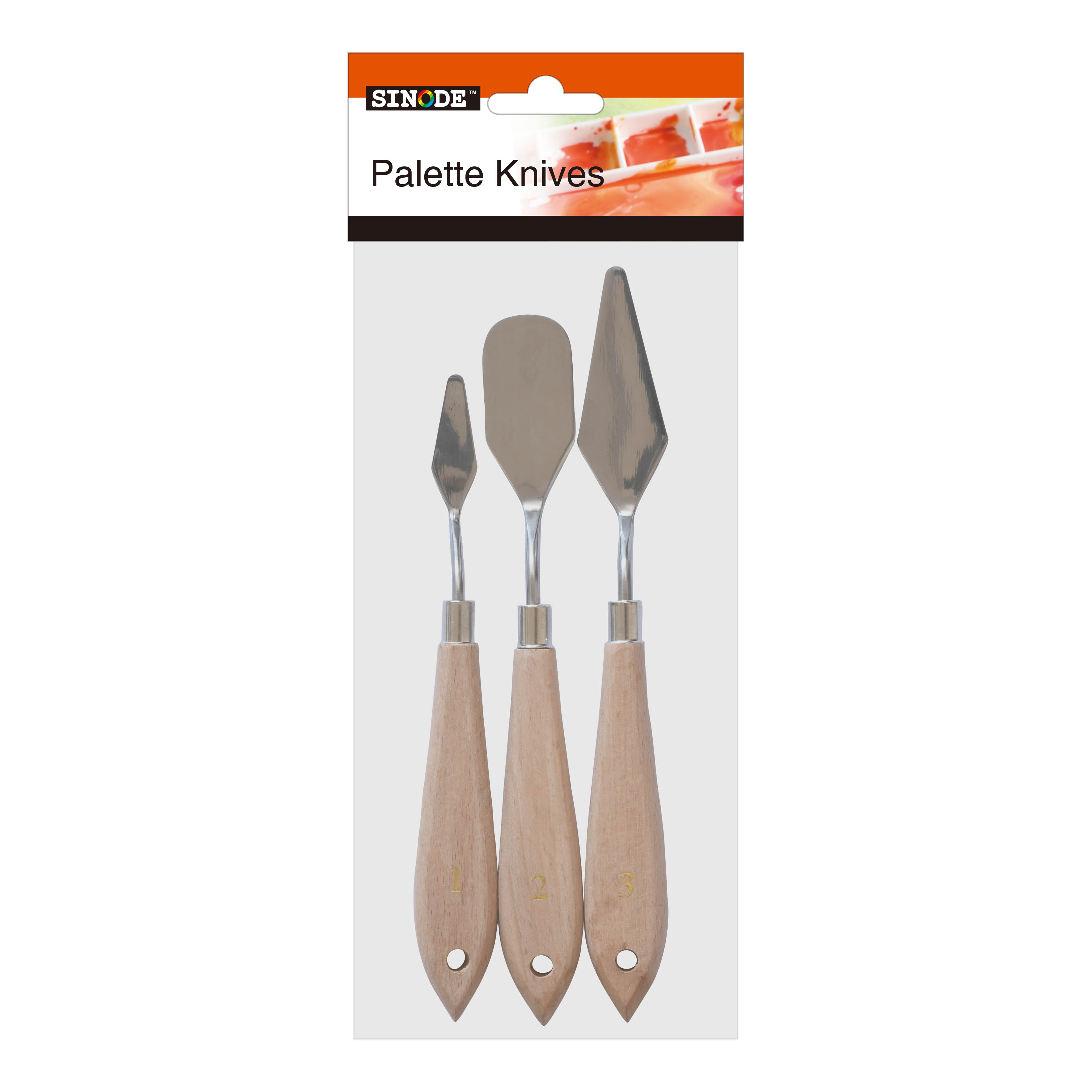 Piece Artist Stainless Steel Palette Knife Set Sinode